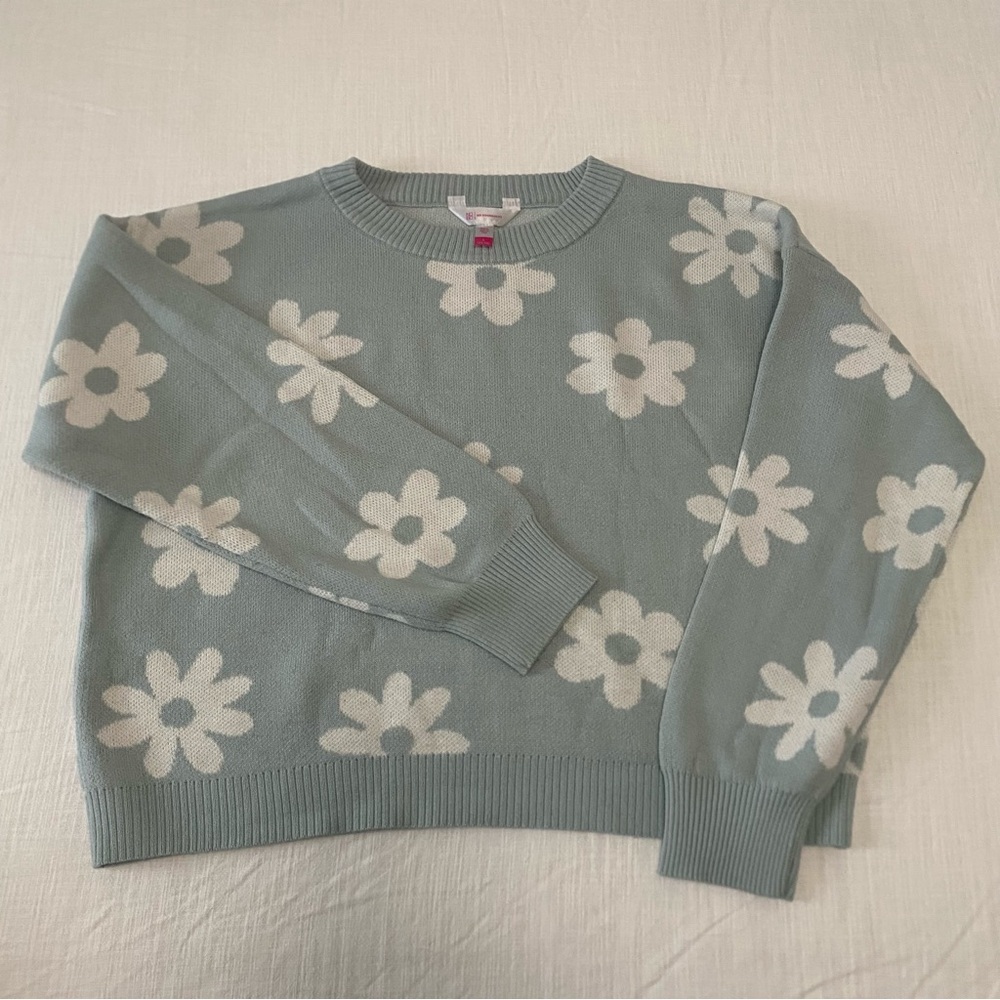 No Boundaries Daisy Knit Sweater